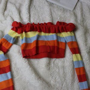 Cider Long-sleeve Crop top -- Medium -- Nw/oT